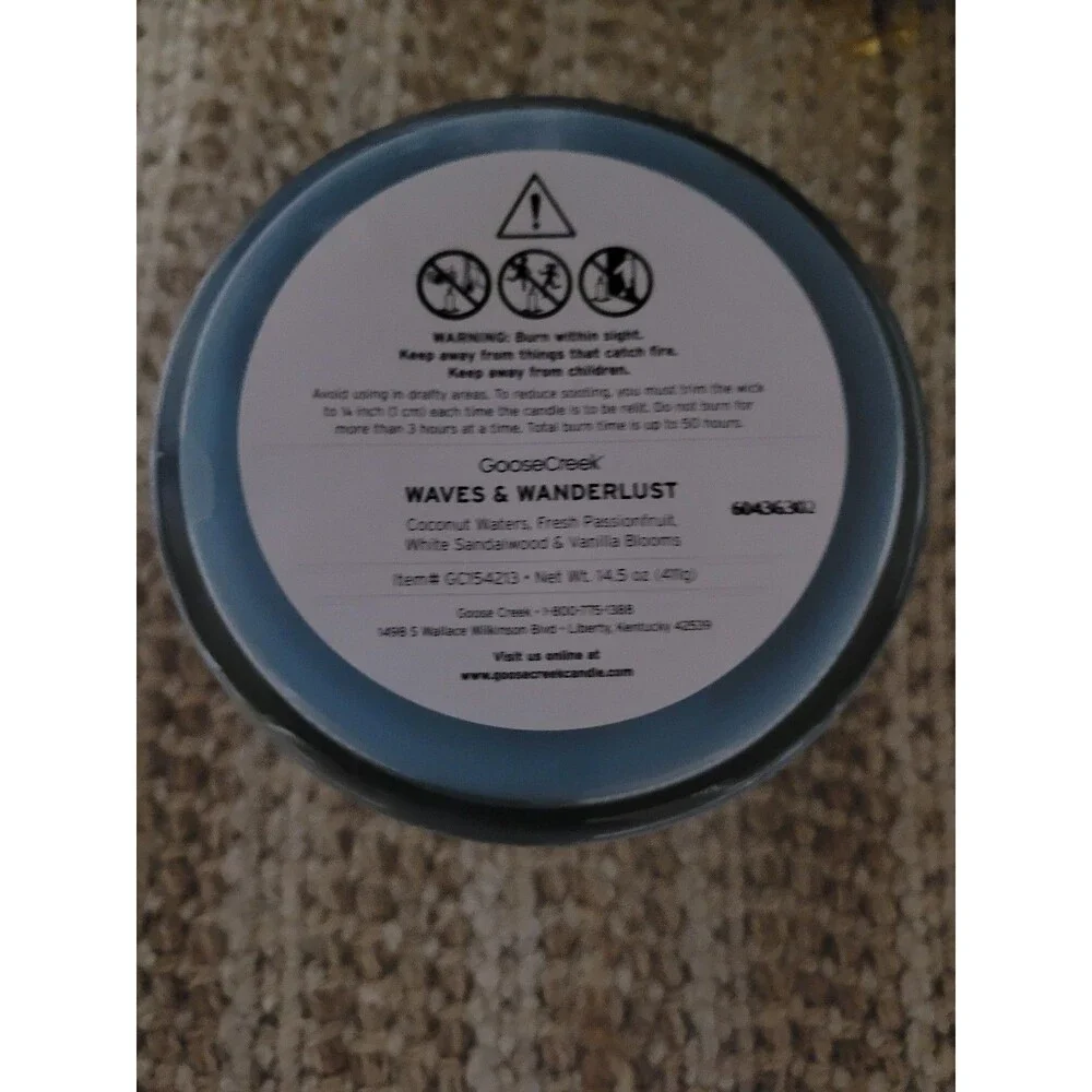 Waves & Wanderlust - Goose Creek 3-wick Candle